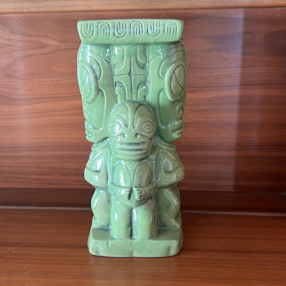 Paioio tiki mug green Philippe Tilikete Tiki Farm - Picture 2 of 7
